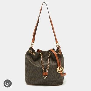 Michael Kors Frankie Drawstring Crossbody Bucket Bag